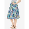 thumbnail image 3 of Woman Within Plus Size Elastic-Waist Knit Tiered Skirt, 3 of 6
