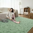 thumbnail image 4 of Junovo Super Soft Fluffy Area Rugs Modern Shag Rug for Bedroom Living Room,Cute Carpets for Kids Nursery Girls Home Dorm,9'x12',Matcha Green, 4 of 8