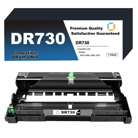 DR730 Drum Unit Replacement Compatible for Brother DR730 1 Pack to use with DCP-L2550DW, HL-L2350DW, HL-L2370DW, HL-L2390DW, HL-L2395DW, MFC-L2710DW, MFC-L2750DW Printer