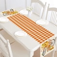 thumbnail image 2 of TIELUTT Thanksgiving Table Runner Fall Thanksgiving Table Runner For Party For Farmhouse Kitchen Home Dining Chambray Table Fall Table Runners 60 Inches Long Fishnet Table Small Christmas Table Table, 2 of 4