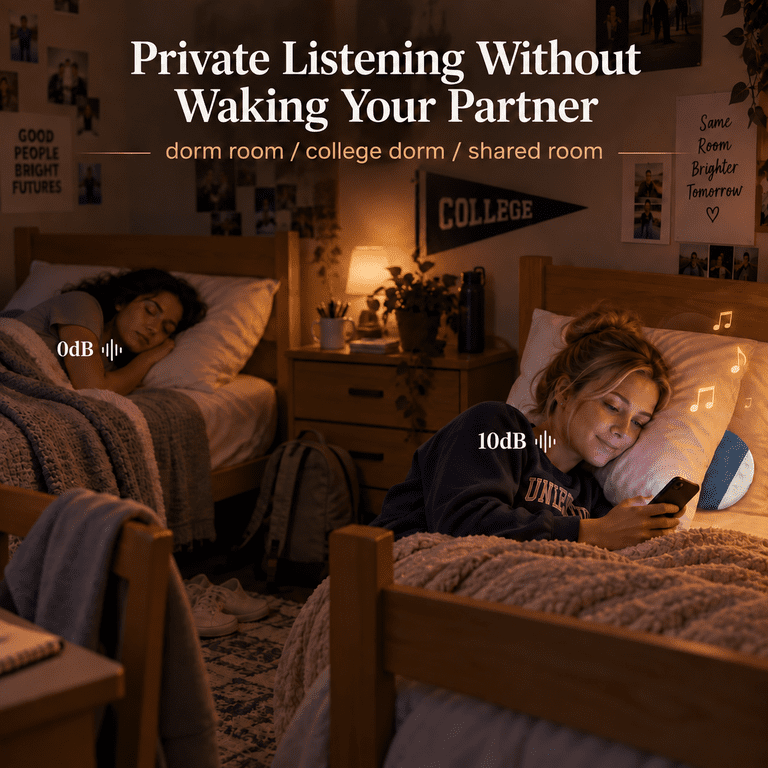 DTIRD Ultra-Thin Bluetooth Pillow Speaker with White Noise photo 2