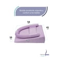thumbnail image 3 of Cojín Con Soporte Memory Foam para Bebé Funda Lavable Lila, 3 of 8