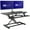 Black, variant on SUSUZI 37" Standing Desk Converter, 2 Tier Height Adjustable Sit Stand up Desk Riser, White