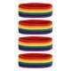 thumbnail image 1 of Banda para sudor Uxcell, bandas para la cabeza de tela de rizo para mujeres y hombres, deportes de baloncesto, tenis atlético, arcoíris 4 piezas, 1 of 6