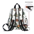 thumbnail image 5 of FORMRS School Backpack with Front Zippered Pocket 12" Student Travel Daypack, Brown Christmas House, 5 of 6