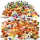 thumbnail image 1 of Botellas de comida y bebida en miniatura, 100 unidades, para casa de muñecas, 1 of 8