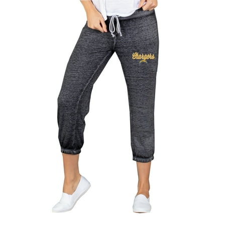 Charger Charcoal - Los Angeles Chargers Concepts Sport Women's Knit Capri Pants - Charcoal