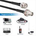 thumbnail image 5 of Cable BNC - 2 Unidades de 50 Ohmios, RG58, Cable Coaxial BNC Macho A Hembra, Cable de Extensión de 90 cm para Radio CB/Radioaficionado VHF., 5 of 5