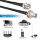 thumbnail image 5 of Cable BNC - 2 Unidades de 50 Ohmios, RG58, Cable Coaxial BNC Macho A Hembra, Cable de Extensión de 90 cm para Radio CB/Radioaficionado VHF., 5 of 7