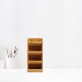 thumbnail image 1 of STRANDCHIC 1Pack Desk Organizer Lacquered Bamboo Wood Brown Rectangular for Adults Students Classroom Art Studio, 1 of 8