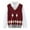 Brick Red, variant on TANYSU Toddler Boys Girls Graphic Prints Warm Knitted Sweater Sleeveless Tops Knitwear Cardigan Vest Child Versatile Relaxed Fit Baby Wear