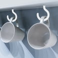 thumbnail image 5 of TABLZONE Heavy Duty Iron Ceiling Hooks White Rustproof Sturdy Suspension Hooks for Hanging Plants Lights 70 Pieces, 5 of 6