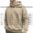 thumbnail image 2 of Men's 3X Hoodie Pullover Sweatshirt with Pocket Solid-Color Long Sleeve Fashionable Warm, 2 of 8