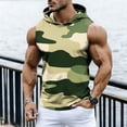 thumbnail image 2 of Gamivast Plus Size Mens Sun Hoodie Zip up Regular Fit Sleeveless Cooling Hoodie Lightweight Soft Fabric Sun Protection Hoodie for Gym Workout And Athletic Outfits, 2 of 8