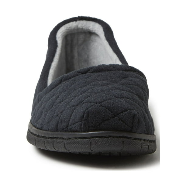 Dearfoams Women's Katie Microfiber Velour Espadrille House Slipper