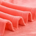 thumbnail image 6 of Flannel Fleece Living Coral Blanket Throw Size Luxury Microfiber Soft Throw 50" x 60" Fluffy Solid Throw Blanket for Couch/Bed, 6 of 6