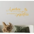 thumbnail image 2 of Picture is Worth Thousand Words, Memories Priceless Family Wall Decals Vinyl Lettering Stickers Quote, 23 X 10 , Honey, 2 of 2