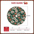 thumbnail image 2 of Rateoe Lilies Flowers Pattern Christmas Tree Skirt with Ties , Christmas Tree Decorations, Farmhouse Christmas Decor Xmas Holiday Decorations-36", 2 of 6
