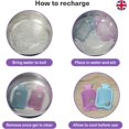 thumbnail image 3 of 5 Reusable Click Instant Heat Packs for Adults & Kids, Reusable Hand Warmer, Click Snap Heat Pocket, Hot/Cold Gel Heating Pad for Body & Pain Relief, 3 of 7