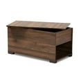 thumbnail image 2 of Baxton Studio Skylar Modern and Contemporary Walnut Brown Finished Cat Litter Box Cover House, 2 of 5
