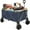 blue cart big wheels, variant on REDCAMP Extra Large Collapsible Wagon with Big Wheels, 226L Heavy Duty Folding Beach Wagon Large Utility Wagon Cart for Camping Outdoor Shopping, Blue