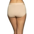 thumbnail image 3 of 3 Pair Vanity Fair Beyond Comfort Brief Panties MODAL 13251, 6/Medium, Black/White/Neutral, 3 of 6