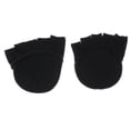 thumbnail image 6 of Abbraccia 3xInvisible No Show Five Toe Half Feet Socks Fingerless Half Socks Black, 6 of 10