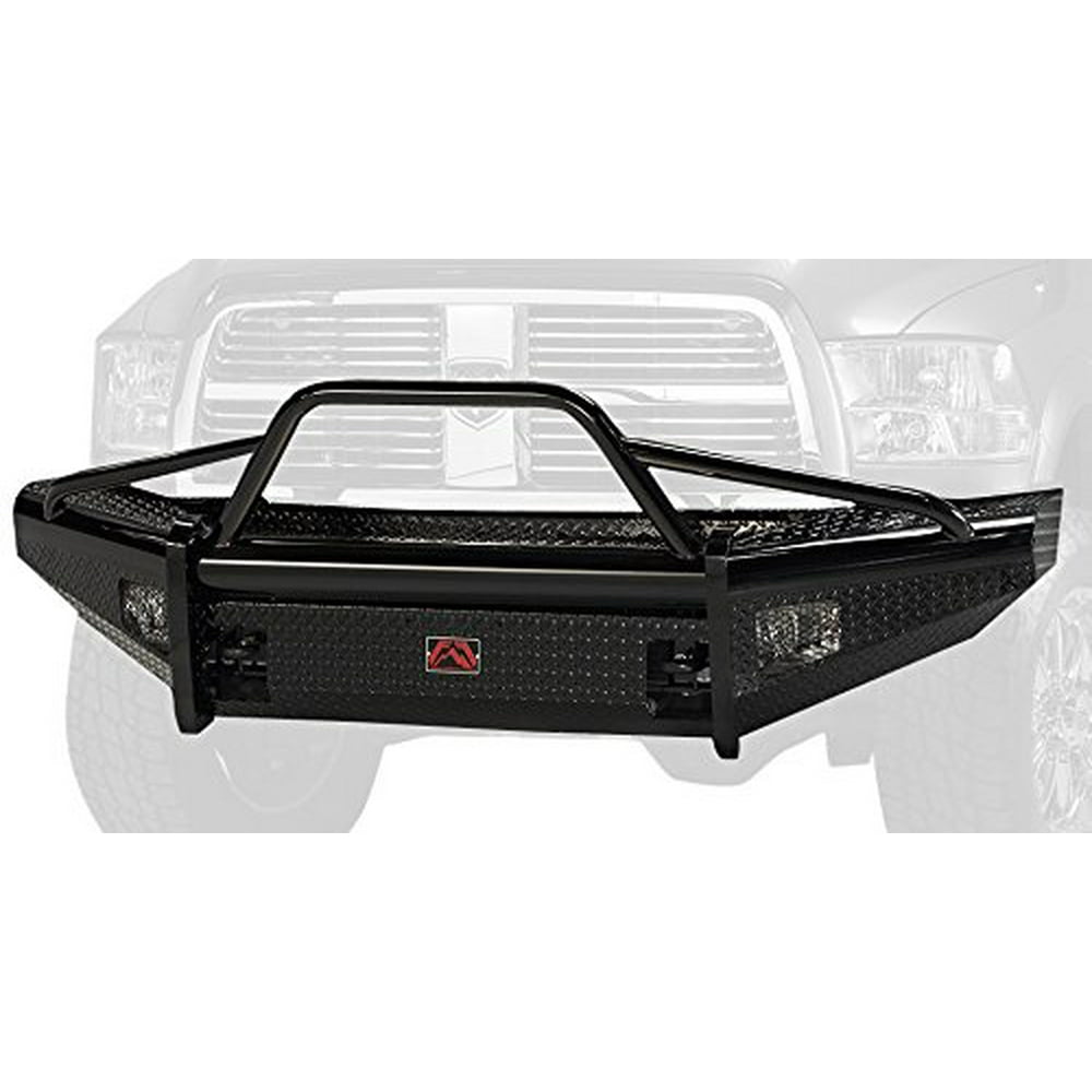 Fab Fours DR10S29621 Black Steel Front Ranch Bumper