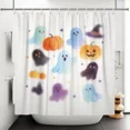 thumbnail image 3 of Tchckioa Cute Spooky Shower Curtain for Bathroom Decor,Water-Repellent Hooks Bath Curtain,47x72 Inch, 3 of 6