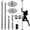 Argent, variant on Yaheetech 6.9-9' Height Adjustable Chrome-plated Steel Dance Pole, Argent
