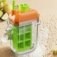 thumbnail image 4 of Hanging Strap Detachable Ice With Rotating Ice Removal Function Ice 500ml Cube Bottle With Easy Ice Tray Water Bottle Leak Proof Lid Vertical Ice Maker For Freezer Travel, 4 of 5