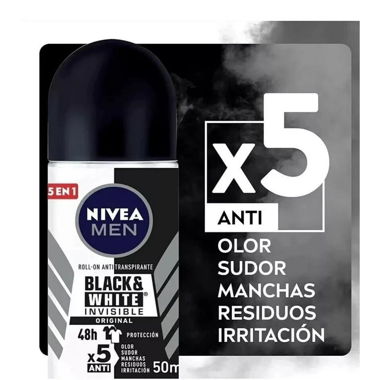 Nivea Men Invisible Black & White Deodorant Anti-Perspirant Roll