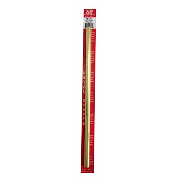 K & S PRECISION METALS 8138 15/32x12 RND BRS Tube
