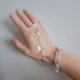 thumbnail image 2 of Simple Delicate Open Adjustable Love Heart Cuff Bracelet Metal Thin Wire Romantic Love Summer Bangle Bracelets Fashion, 2 of 5