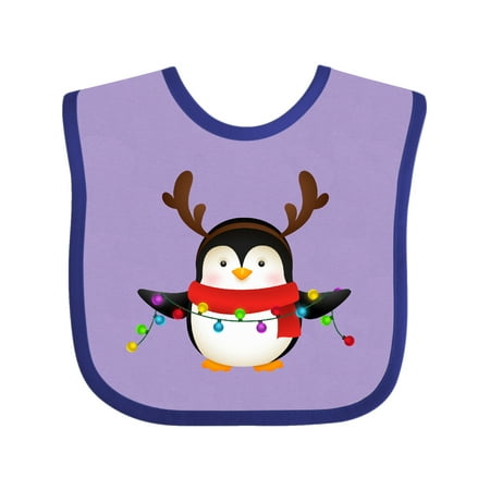 

Inktastic Penguin Xmas Gift Baby Boy or Baby Girl Bib