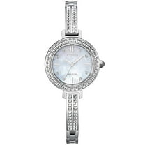 Citizen EM0860-51D Women's Silhouette Crystal Silver Steel Watch