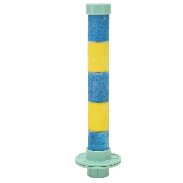 <p>Bird Cage Stand, Easy To Install Paw Grinding Metal Core Natural Bird Quartz Sand Perch For Cockatiels For Parakeet For Bird</p>