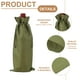 thumbnail image 3 of 10pcs Bolsas de Vino de Yute, Bolsas de Regalo para Botellas de Vino con Cordones, Fundas para Botellas de Licor para Fiestas de Bodas y Cumpleaños, Verde, 3 of 6