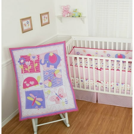 Sumersault Forever Friends 4-Piece Crib Bedding Set