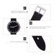 thumbnail image 3 of 2 relojes de pulsera de moda para niñas, de color sólido, regalo para estudiantes (blanco y negro), 3 of 6
