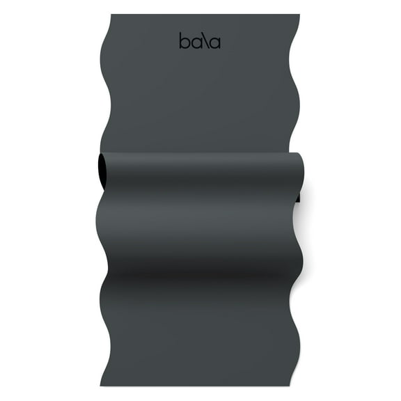 Bala Yoga Mat for Home Gym, 5mm (Charcoal) - Non Slip Exercise Mat for Home Workout