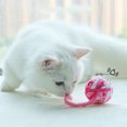 thumbnail image 5 of Juguetes divertidos para gatos MADDEN, bolas de hilo de colores con sonido de campana, juguete interactivo para masticar para gatitos, pelota de peluche, suministros para gatos, 5 of 5