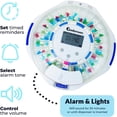 thumbnail image 3 of Adamson TimelyMed Smart Pill Dispenser Machine with Alarm + WiFi App Monitoring + 28 Day Medicine Dispenser + Automatic Pill Dispenser for Elderly + Lock Key, 3 of 6