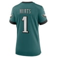 thumbnail image 3 of Women's Nike Jalen Hurts Midnight Green Philadelphia Eagles Super Bowl LIX Game Player Jersey, 3 of 7