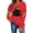 02Red, variant on Hvogkswy Halloween Sweatshirt for Women Printed 2026 Long Sleeve Crewneck Sweatshirts Oversized Fall Winter Casual Pullover Tops