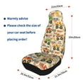 thumbnail image 4 of Pofeuu Animal Truck Print Automotive Car Seat Covers Flat Cloth Full Set Seat Covers,Car Seat Covers front seats for Cars Trucks and SUVs(Two packs), 4 of 7