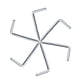 thumbnail image 2 of Ganchos de techo de 1.97" - Ganchos de copa de acero al carbono para uso en interiores y exteriores, paquete de 60, 2 of 5