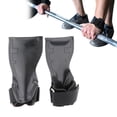 thumbnail image 1 of Power Weight Lifting Grips Guantes Muñequera Ajustable Fitness 2x Ganchos Negro Cola Puños de levantamiento de pesas, 1 of 8