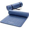 Circuit Fitness by Marcy Non-Slip Multi-Purpose Exercise Yoga Mats with Carrying Strap 1/2" Thick MAT-12-BLUE