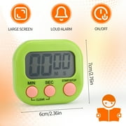 AOWOO 6 Pack Digital Kitchen Timer, Digital Timer with Big Display Loud Ring, Cooking Timers for Kitchen, Electronic Timer for Cooking, Game, Gym, Break Time, Classroom